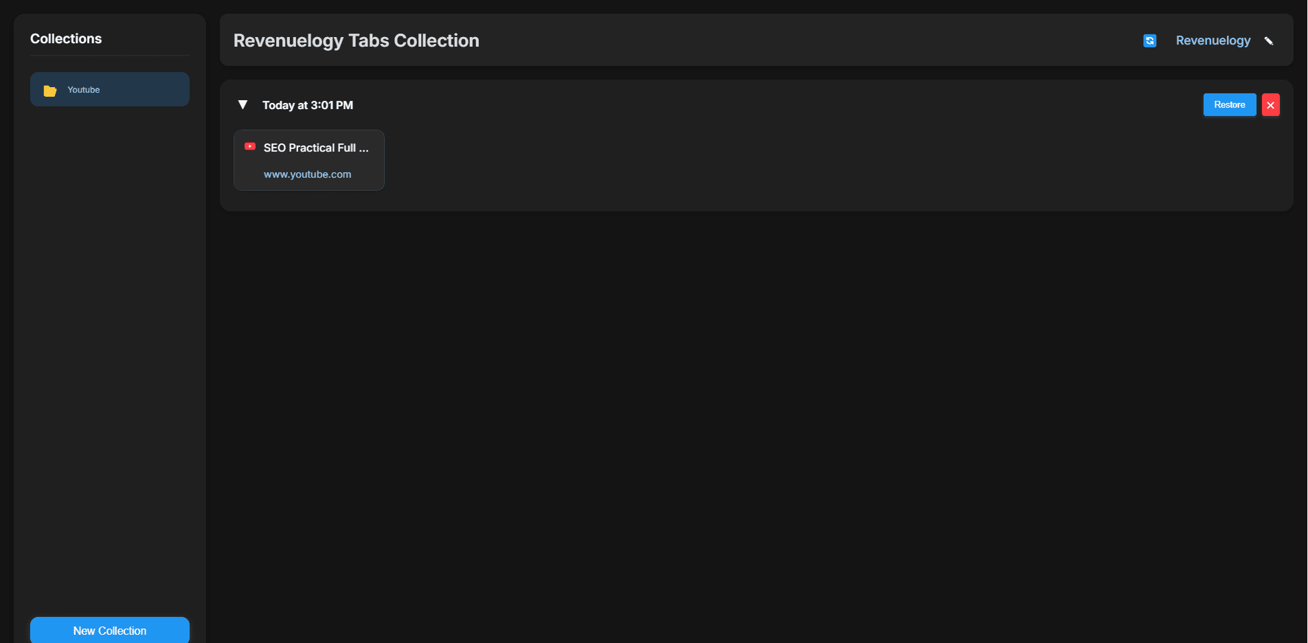 TabMaster Interface